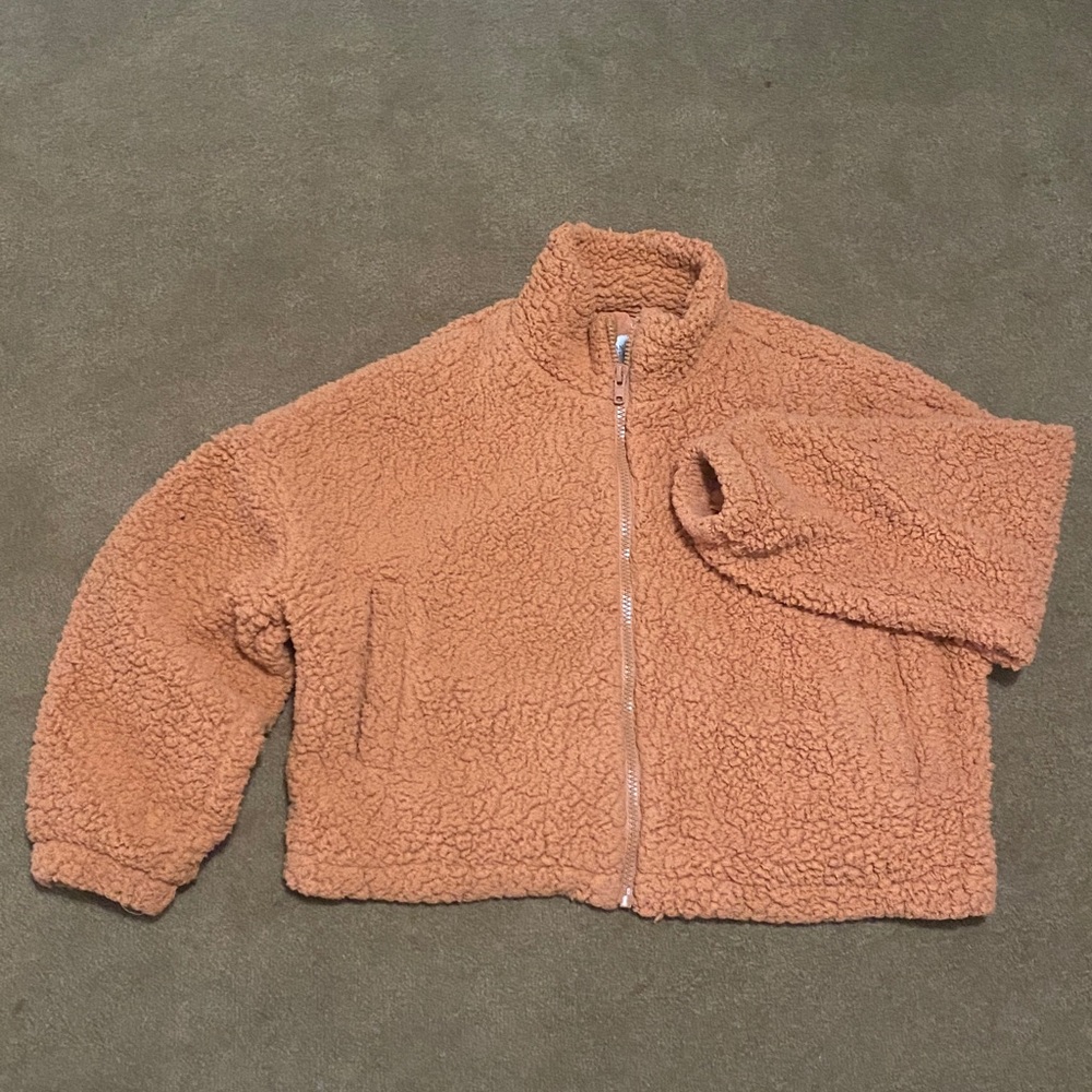 Urban Outfitters Sherpa jacket M Orange